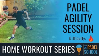 Padel Agility Circuit  Home Workout Series [upl. by Nelli620]