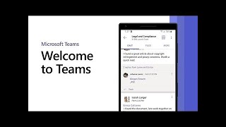 Welcome to Microsoft Teams [upl. by Eedrahs]