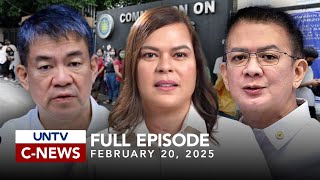 UNTV CNEWS  February 20 2025 [upl. by Thatch418]