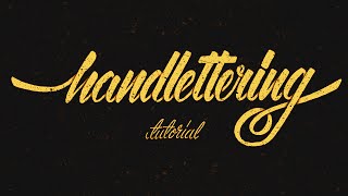 Hand Lettering Tutorial for Beginners [upl. by Agnella]