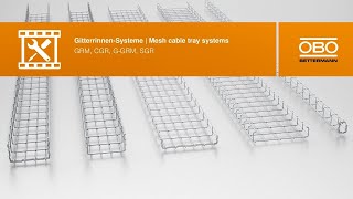 Mesh cable tray systems – OBO Bettermann [upl. by Laspisa753]