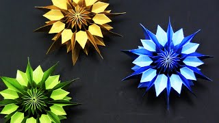 EASY DIY Paper Snowflake DIY 3D  Yakomoga EASY DIY [upl. by Rumit]