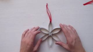 TutorialEstrella con rollos de papel higiénico [upl. by Ynej]