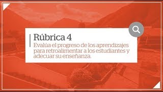 Rúbricas de observación de aula 4  Ministerio de Educación [upl. by Ilzel]