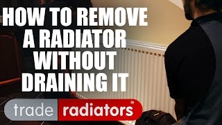 How To Remove A Radiator Without Draining It [upl. by Barina]