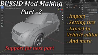 BUSSID MOD Making part 2  Download and import 3d models and more [upl. by Hoang]