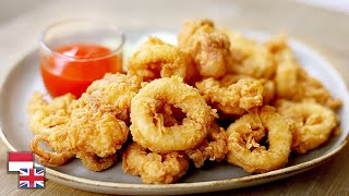 Empuk TETAP KRISPI Krenyes Resep CUMI GORENG TEPUNG Resep Calamari Crispy [upl. by Airet165]