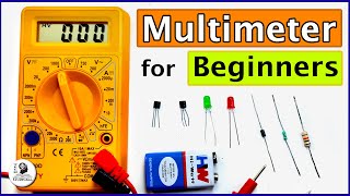 How to use a Digital Multimeter  Best Multimeter for Beginners [upl. by Achilles]