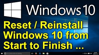 ✔️ How to Reset Windows 10 2020  Recovery Restore Reinstall Reset This PC Factory Settings [upl. by Repip]