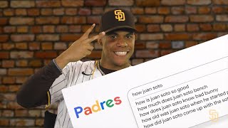 Padres Autocomplete Interview Juan Soto [upl. by Einaffets]