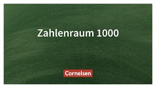 Den Zahlenraum 1000 Lesen und Legen – Einfach erklärt  Cornelsen Verlag Grundschule [upl. by Isleen]