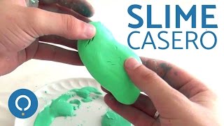 SLIME CASERO SIN BORAX muy fácil de hacer [upl. by Aitnwahs9]