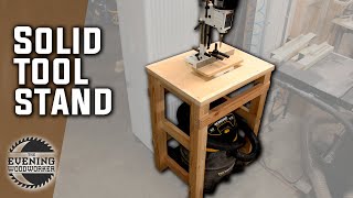 DIY Tool Stand made from 2x4s  Evening Woodworker [upl. by Harriet]