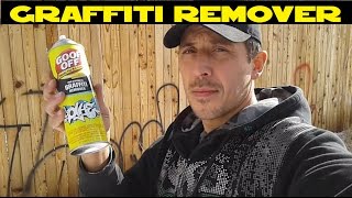 How to remove Graffiti easy with GOOF OFF [upl. by Ecirtaeb]