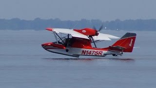 Flying the Progressive Aerodyne Searey Elite Amphibious Light Sport Aircraft – AINtv [upl. by Drapehs617]