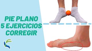 PIE PLANO 5 EJERCICIOS para CORREGIR y EVITAR DOLOR  Fisiolution [upl. by Bach]