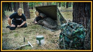 Günstige Bushcraftausrüstung von der Bundeswehr  Outdoor Bushcraft Survival [upl. by Inwat]