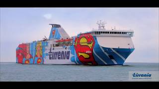 Tirrenia Bithia time lapse arrivano Superman e Supergirl [upl. by Aivizt]