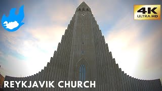 Hallgrímskirkja church  Look Inside 4K [upl. by Aissila]