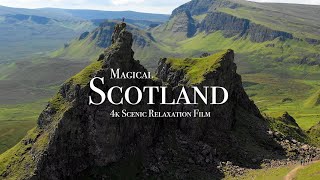 Magical Scotland  4K Scenic Relaxation Film with Calming Music [upl. by Matilde]