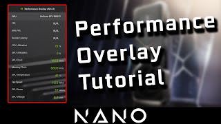 NVIDIA Performance Overlay for GeForce Experience  Tutorial [upl. by Rebekah]