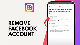 How to Remove Facebook Account From Instagram [upl. by Junno]