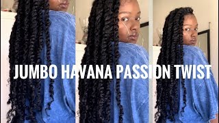 Jumbo Havana Passion Twist Fusion 4a4c hair friendly [upl. by Ianaj]