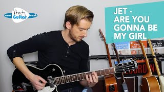 JET  Are You Gonna Be My Girl  Guitar Lesson Tutorial [upl. by Ettenotna]