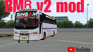 Bmr v2 mod  bussimulatorindonesia [upl. by Masera]