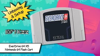 EverDrive 64 X5  N64 Flash Cart  Krikzz  Unboxing amp Setup Guide [upl. by Mathe]