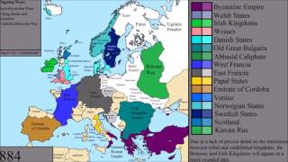 The History of Europe Every Year [upl. by Kera]