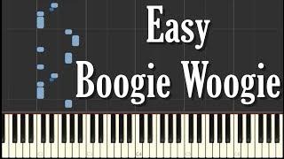 Easy Boogie Woogie Piano Tutorial  FREE SHEET MUSIC [upl. by Leod]