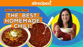 How To Make The Best Homemade Chili  Allrecipes [upl. by Esinehs]