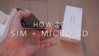 Xiaomi Mi11 lite  How to insert SIM and micro SD [upl. by Zaccaria]