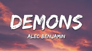 Alec Benjamin  Demons Lyrics [upl. by Zeuqram]