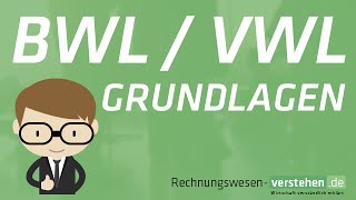 BWL Grundlagen Was ist BWL Was ist VWL Verständlich [upl. by Magnolia]