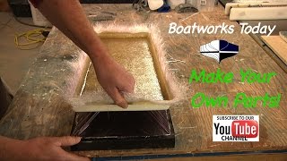 Making A New Fiberglass Hatch From A Mold [upl. by Htessil]