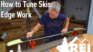 How to Tune Ski Edges  Remove Burrs and Rust  REI [upl. by Tabb]