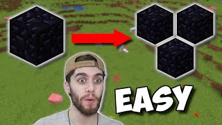 116 Simple Way To Get OBSIDIAN In Minecraft  Easy Obsidian Farming [upl. by Ailalue]