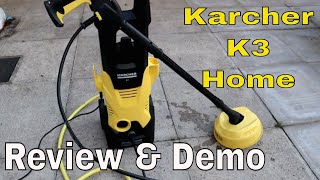 Kärcher K3 Home Pressure Washer Review amp Demonstration [upl. by Siurad]