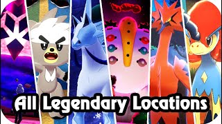 Pokémon Sword amp Shield  All Legendary Pokémon Locations DLC Included [upl. by Yrocaj815]