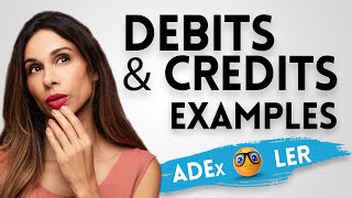 PROPERLY Record Debits and Credits with Examples EASIEST Method [upl. by Yecal]