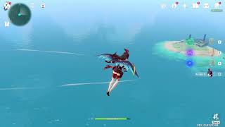 How to Reach Nameless Island by GLIDING in Genshin Impact  Gliding Continuously for over 80 Seconds [upl. by Freida]