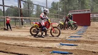 1989 HONDA CR500 2 STROKE VS 2020 450 4 STROKES LEADS FOR 3 LAPS FINISHES 2ND 450B SOUTHWICK MX 338 [upl. by Ettennaej491]