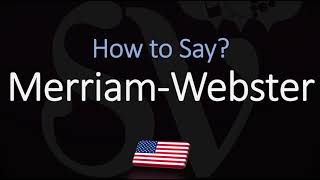 How to Pronounce Merriam Webster CORRECTLY [upl. by Roseann]