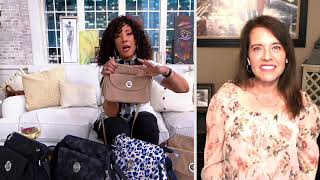 baggallini Cali Nylon RFID Crossbody w Front Wallet Pocket on QVC [upl. by Tengler]