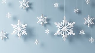 How to make snowflakes in 5 minutes [upl. by Zaob]