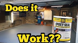 Garage floor epoxy sealkrete [upl. by Otokam]