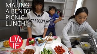 Making a Bento Picnic Lunch in Japan [upl. by Ly994]