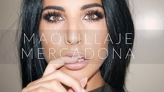 MAQUILLAJE con productos de MERCADONA  Eva Davis [upl. by Akinad956]